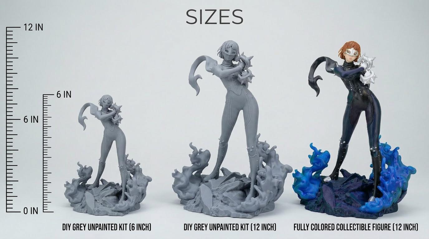 Makoto Nijima Figure | Persona 5 Queen Statue | Painted Display Model ...
