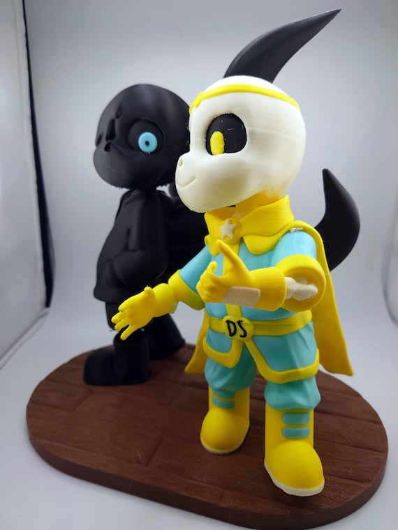 未開封7点　リトルナイトメア　UNDERTALE アンダーテール　フィギュア Dream Sans アンダーテール ジオラマ：スケルトンゴーストモデル