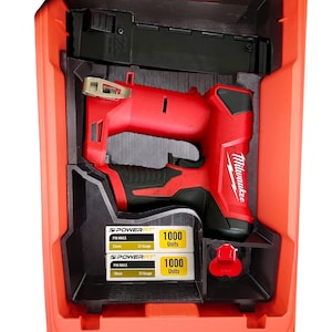 Inserto compatto Packout per chiodatrice a perni Milwaukee M12 Strumento organizzatore compatto