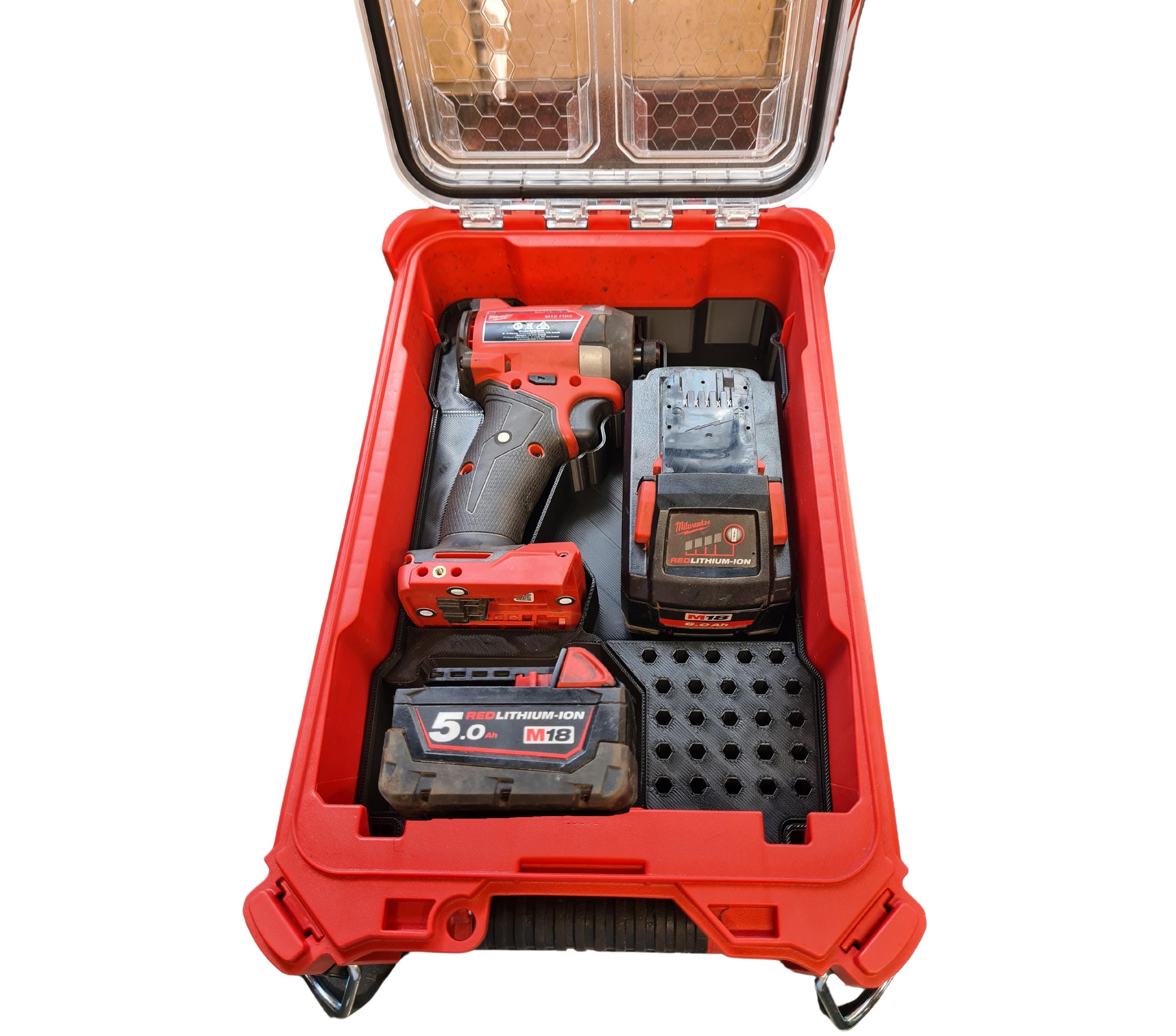 thumbnail image 2 of Custom TRAY Insert For DeWalt Drill/Driver Bits – Fits Milwaukee Packout & Job Site Organizer 2 of 4