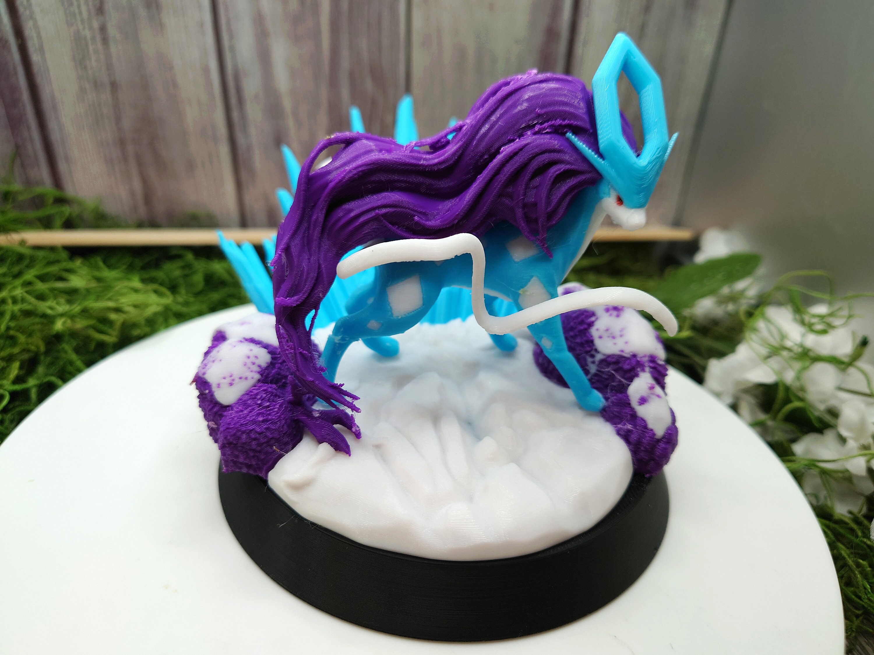 3D print Pokémon Raikou Entei Suicune 1/20 10cm model Toy GK customize  colour Three sacred model Pokemon - AliExpress