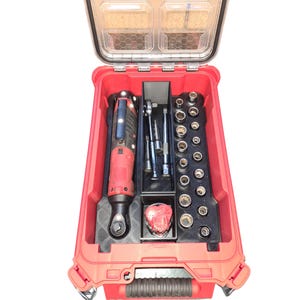 Packout Organizer Tray For M12 3/8 Ratchet and Socket Set for Milwaukee