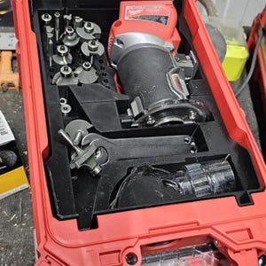 M18-freesinzet voor Milwaukee Packout compacte organizer, veilige gereedschapsopslag