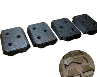 Milwaukee Packout Adapter Feet (4 Pack) | Packout Mounting Cleats | Tool Mount Adapter | Packout Compatible Feet | Wall Mount System