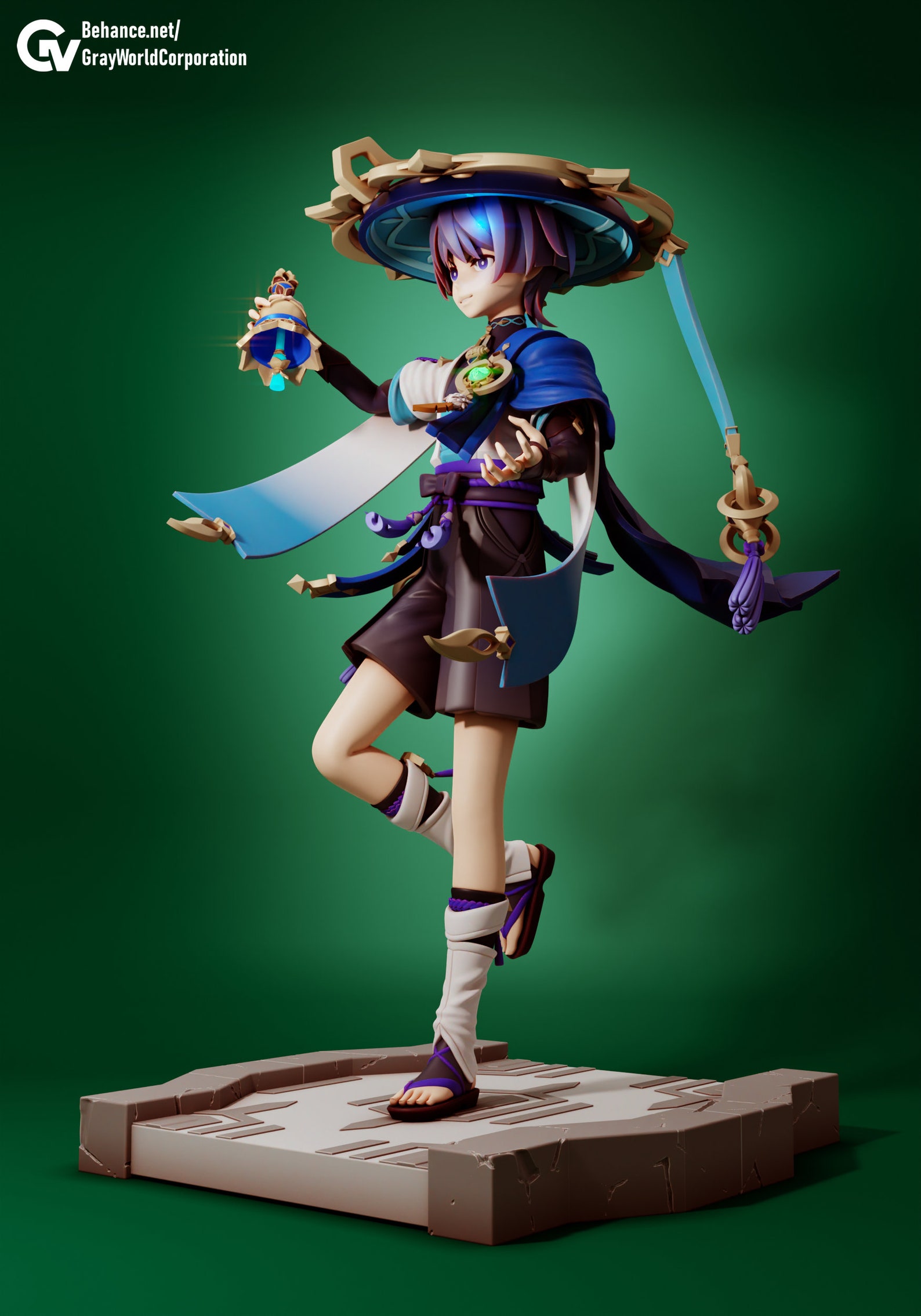 Wanderer Object Wanderer | Model Figure | Fully Colored or DIY Unpainted | Custom Sizes ...