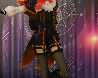 Lyney / Figura modelo / Completamente coloreada o sin pintar / Tamaños y colores personalizados