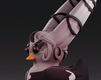Hazbin Hotel  Carmilla Carmine Duck Figurine Model| Multiple Sizes | Fully Colored or Uncolored