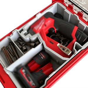 Wkładka Milwaukee Packout do śrubokręta instalacyjnego M12 | Idealnie dopasowane akcesoria do organizera narzędzi