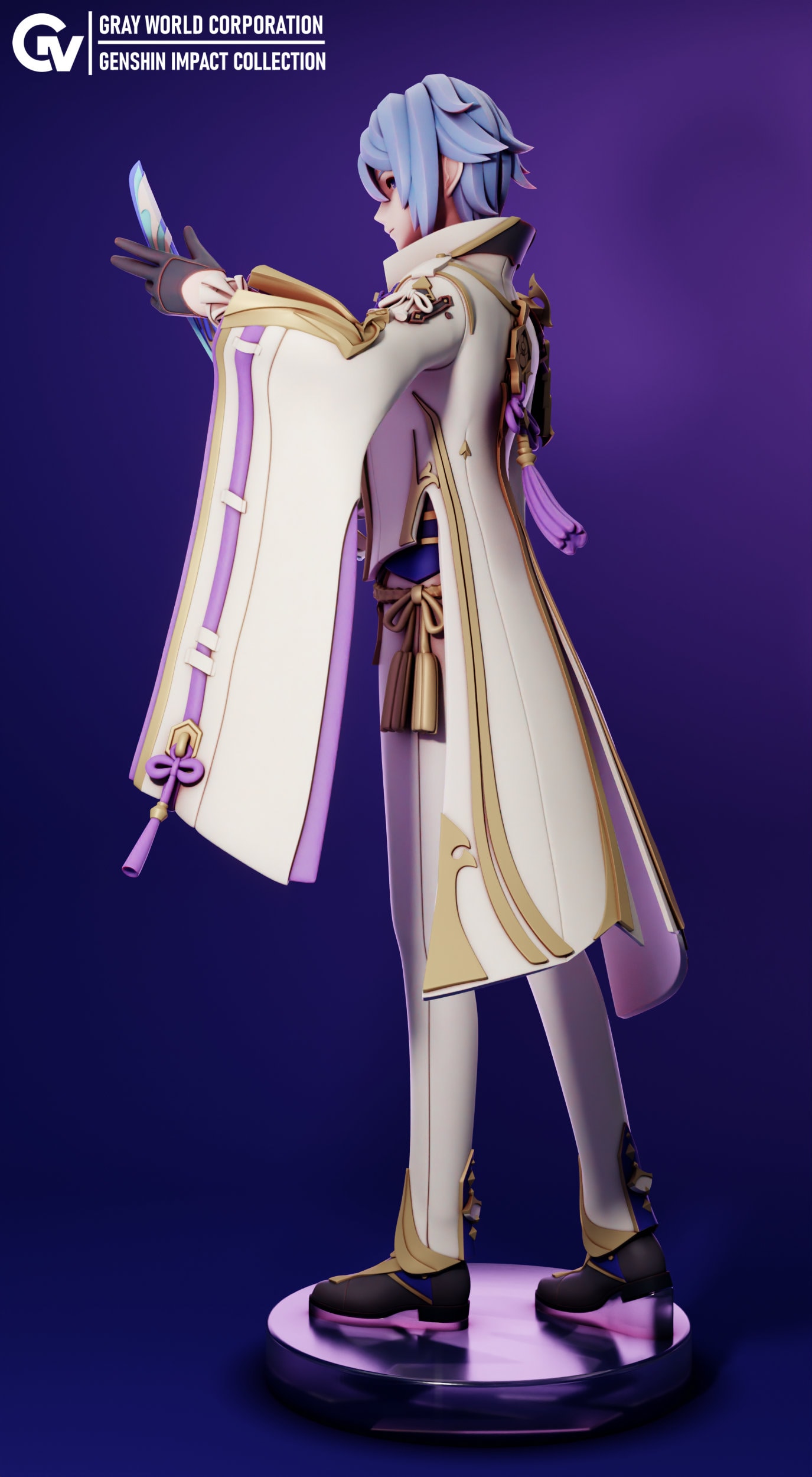 Kamisato Ayato | Model Figure | Fully Colored or DIY Unpainted
