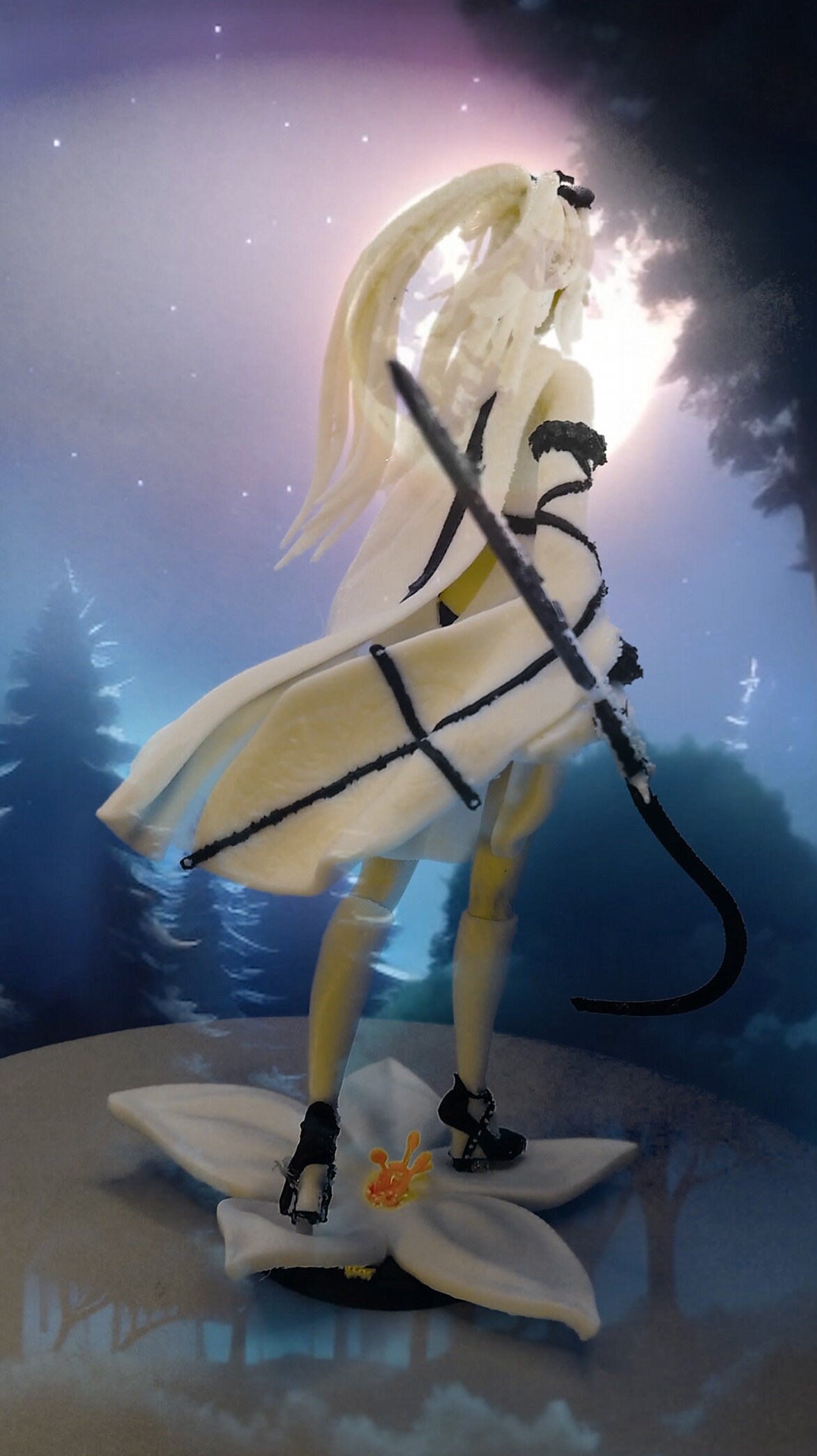 Zero | Drakengard Model Figure | Fully Colored or DIY Unpainted
