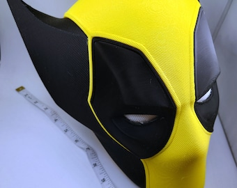 Poolverine-masker | Aangepaste kleuren | Deadpool Wolverine Mashup, draagbare cosplay