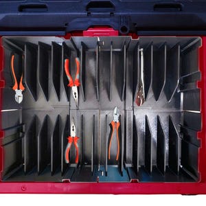 Milwaukee Packout Zange Organizer: 2/3 Schublade Toolbox Einsatz