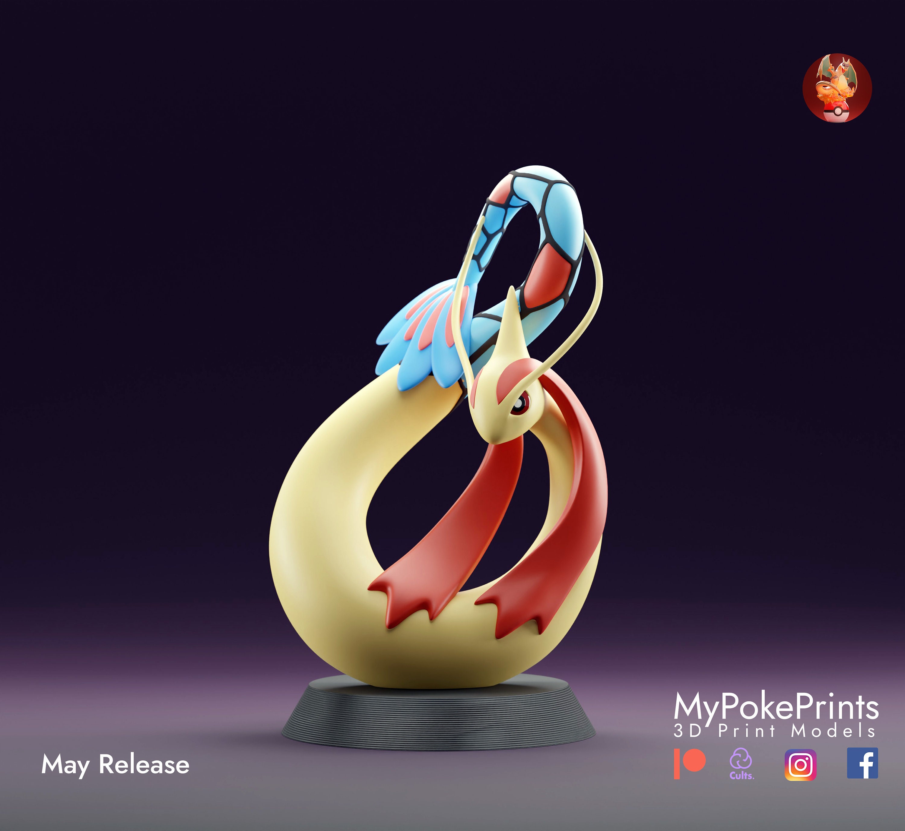 3D file Deoxys vs Rayquaza diorama 🐉・3D printing template to download・Cults