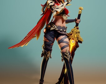 Dehya | Model Figure | Fully Colored or DIY Unpainted | Custom Sizes and Color