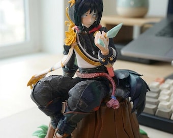 Tighnari Figure | Genshin Impact Statue | Painted Display Model or DIY Kit | Anime Gamer Gift | Desk Decor | Custom Sizes