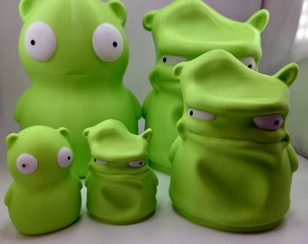 Kuchi Kopi Figurine Set - Good & Bad - Bob&#39;s Burgers Inspired