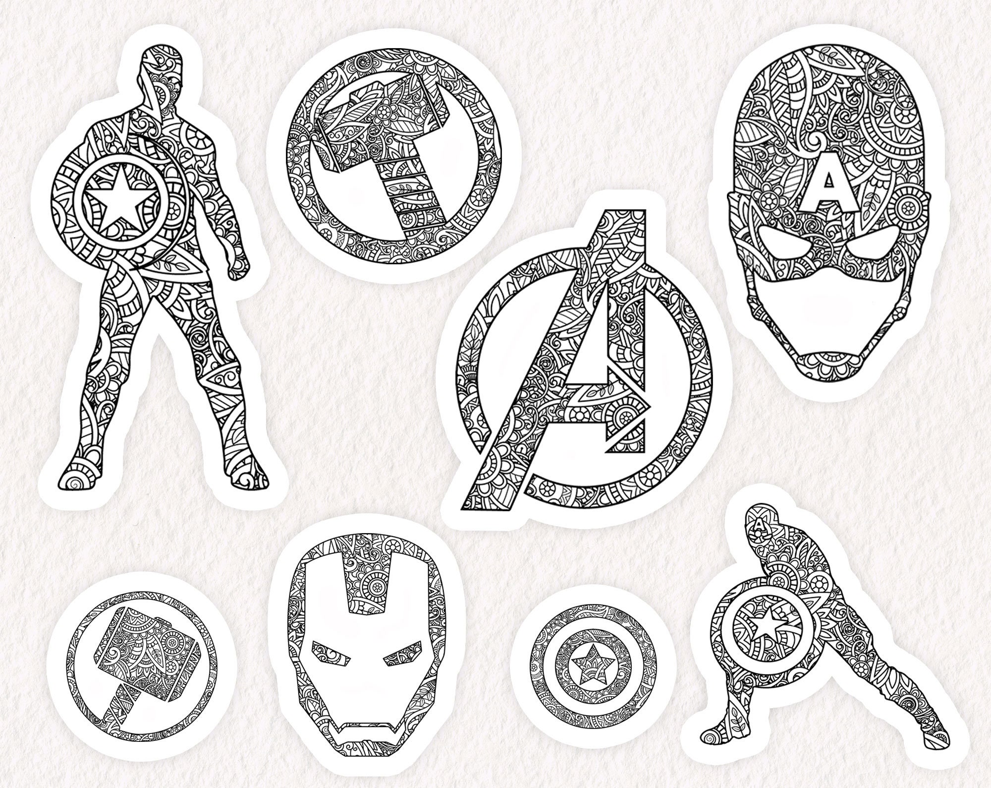 Buy Avengers Marvel Svg Avengers Svg Avengers Stickers Online in India