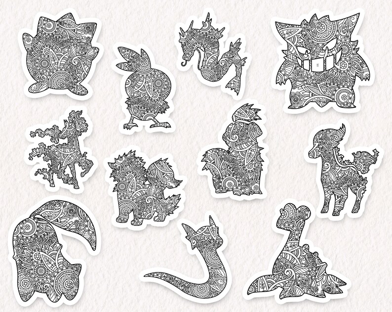 Pokemon Svg Pokemon Art Pokemon Stickers Svg Pokemon Shirt Etsy