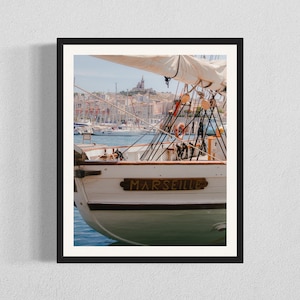 Marseille Provence - photographie d'art, impression, affiche de Marseille, cadeaux, impression photo de voyage, art mural, voyage en France, France, paysage.