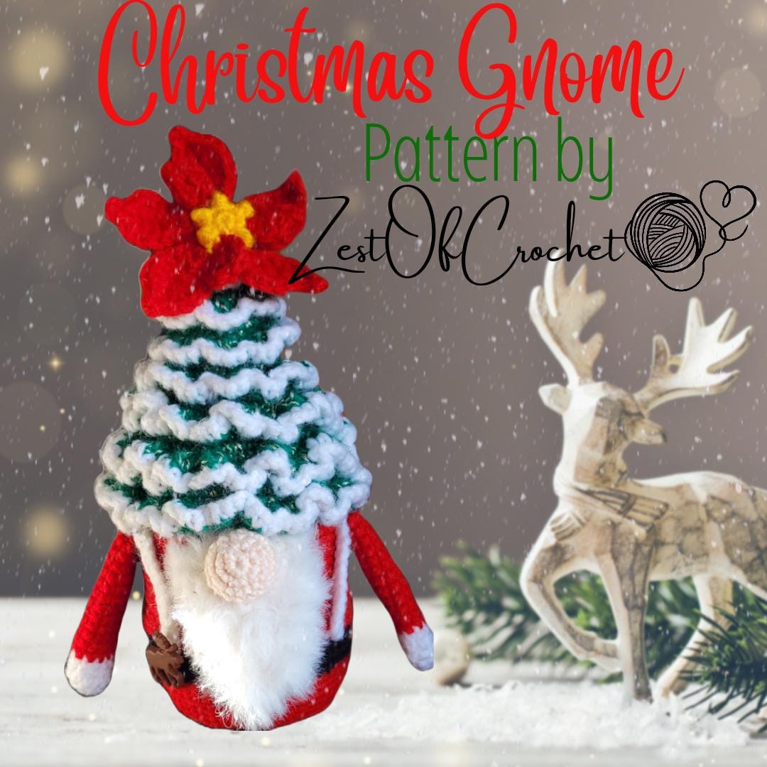39 Christmas Gnome Crochet Patterns for Cozy Holiday Decorating 1 Christmas Gnome Crochet