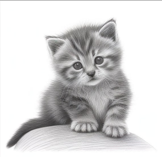 Black White Puppy Drawing For Beginners Background, Cute Pictures