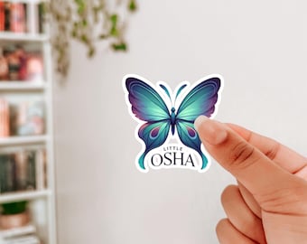 Quecksilber Aufkleber für Kindle, Little Osha Schmetterling Aufkleber für Laptop, Fan Art Geschenk für Fantasy-Romance-Liebhaber