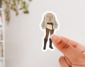 Sticker Shield of Sparrows - Odessa's tuniek en broek van Turah