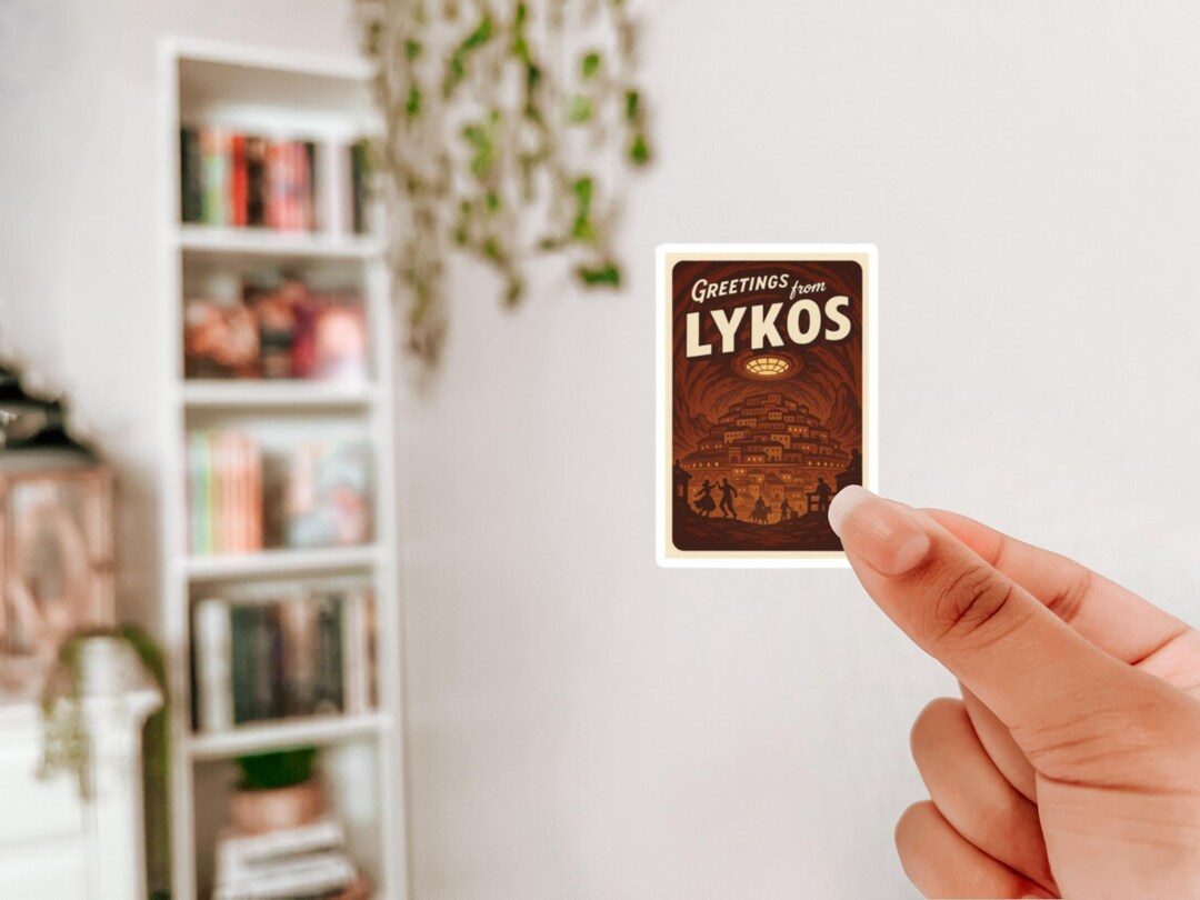 Red Rising Sticker: Greetings From Lykos, Sci-fi Book Fan Gift - Etsy