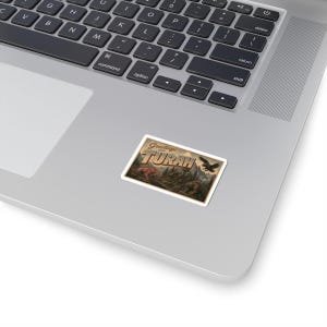 Shield of Sparrows Sticker - Greetings from Turah | vintage postcard landscape image 6