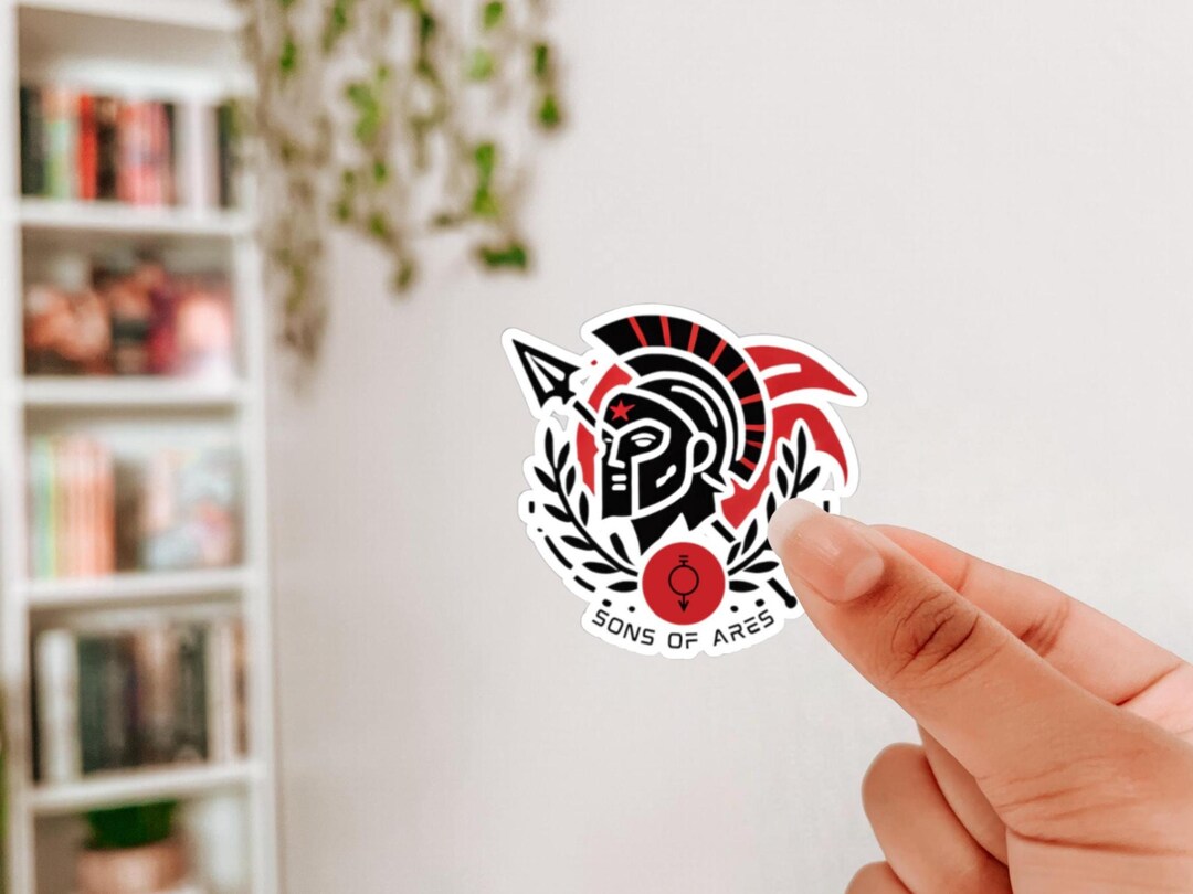 Red Rising Sons of Ares Sticker: Science Fiction Book Decal - Etsy