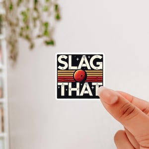 Red Rising &quot;Slag That&quot; Sticker: Science Fiction Book Lover Gift