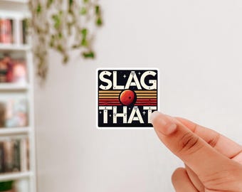 Red Rising Sticker for Kindle Decal for Computer | Slag That | Darrow | Science Fiction Book Lover Gift