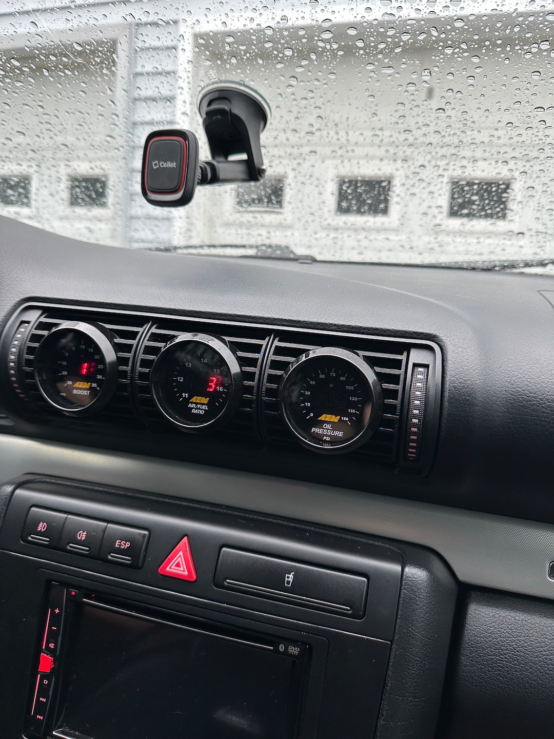 3D Printed Audi B5 A4 / S4 Center Vent Pod for AEM Gauges Etsy