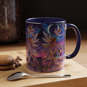 Disco Ball Fairy Coffee Mug: Whimsical Fantasy Gift