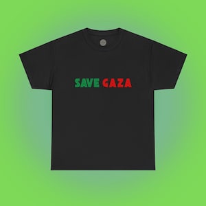 Save Gaza T-Shirt: Charity Donation Tee - Support Palestine
