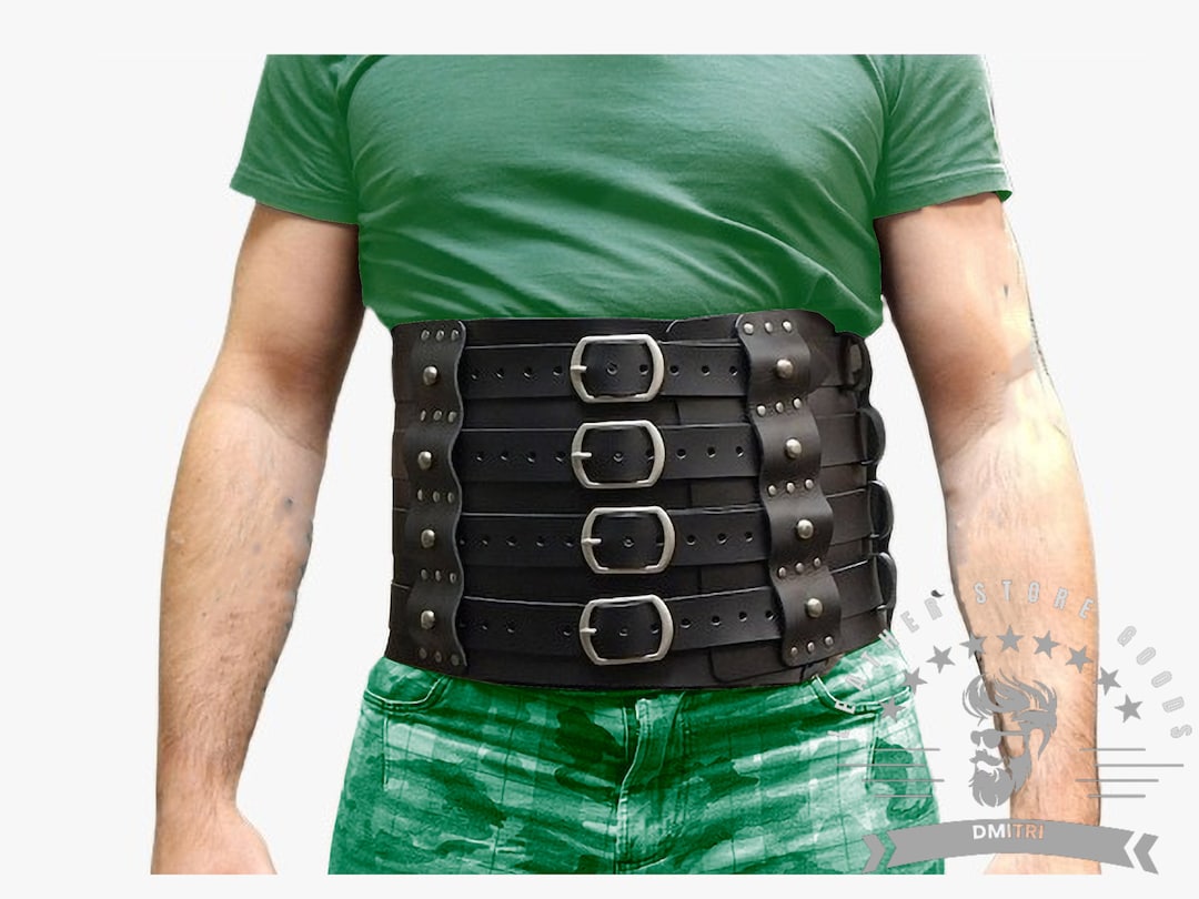 Leather Kidney Belt Arp Belt Men's Larp Armor Viking Etsy