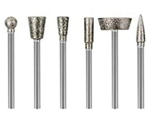 thumbnail image 2 of Craftsman Rotary Tools Revesun Diamond Burr Bit Set For Rotary Tool 1/8-Inch Shank 50pc 120 Grit Dremel Tool Kit Rotary Tools 2 of 10