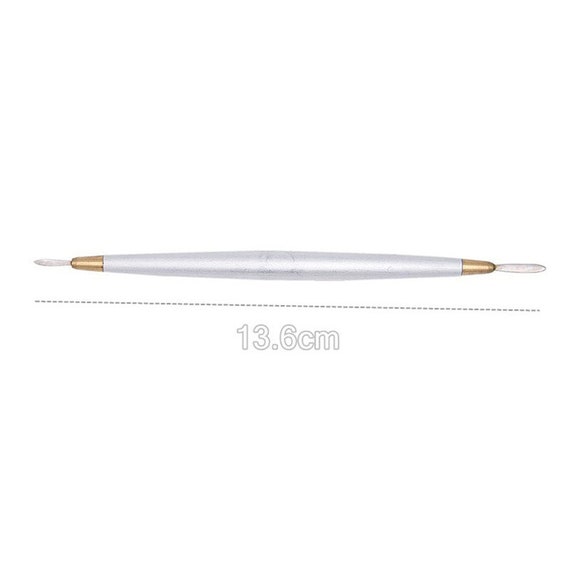 Set 28 Strumenti Per Modellare Argilla E Ceramica – Doppia Estremità In Acciaio Inox Con Manico In Legno - 6