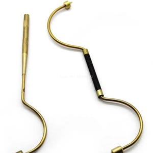 Pottery Purple Clay Teapot Making Tools, Single/Double Head Copper Chamfer, Ceramic Pour Out Water Hole Auxiliary Toolkit, DIY Clay Crafting