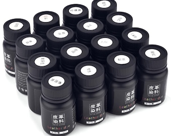 Pigmento colorante per riparazione pelle, 30 ml, vari colori, formula fai da te resistente allo sbiadimento, vernice liquida colorante per sedili auto, borse, scarpe e restauri artigianali.