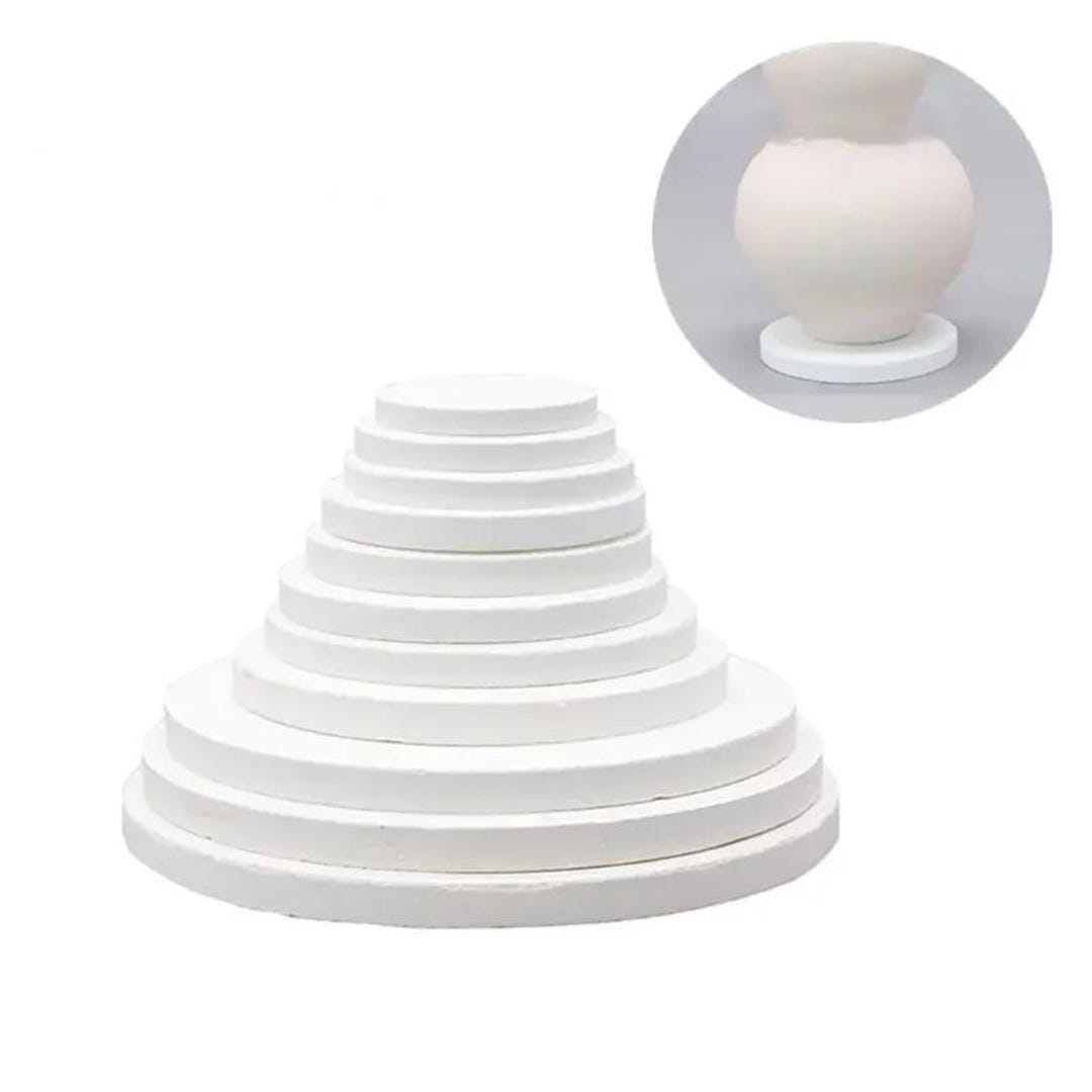 Pottery Alumina Refractory Pad, 3pcs, Reusable Kiln Support Mat, Shelf ...