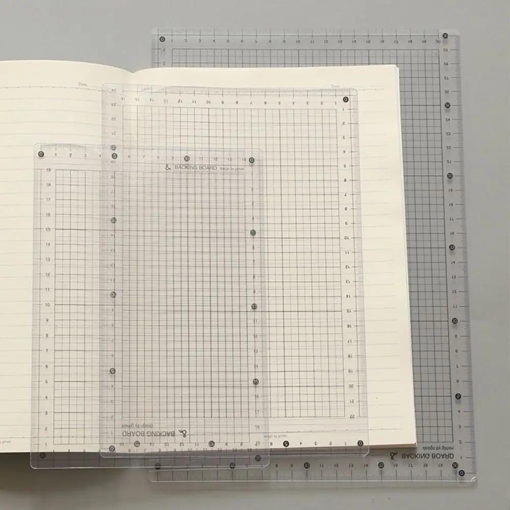 Drafting Rough Pad Drafting Board Writing Pad With Ruler, Transparent Plastic, Built-in ...