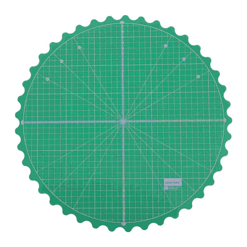 Rotating Cutting Mat, Plastic, Circle, Self Healing, Gridded Board, Craft Table Protection, Turntable Working Pad, Fabric Sewing Accessories zdjęcie 7