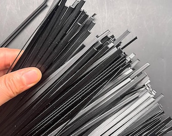Tillbehör till perukmössor, 10 st, plast, svart/vitt färgalternativ, isyningsbara örondelar, flexibla stöd, förstärkningsmaterial, verktyg för hantverk