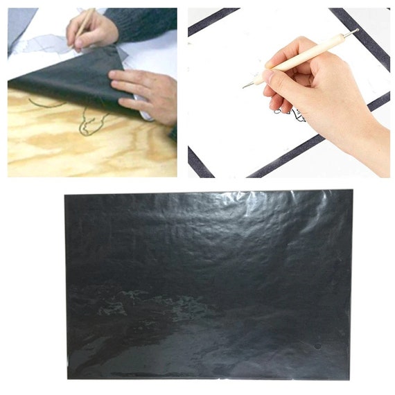 25 Sheets Carbon Paper 9x13inch Graphite Copy Carbon Transfer - Etsy