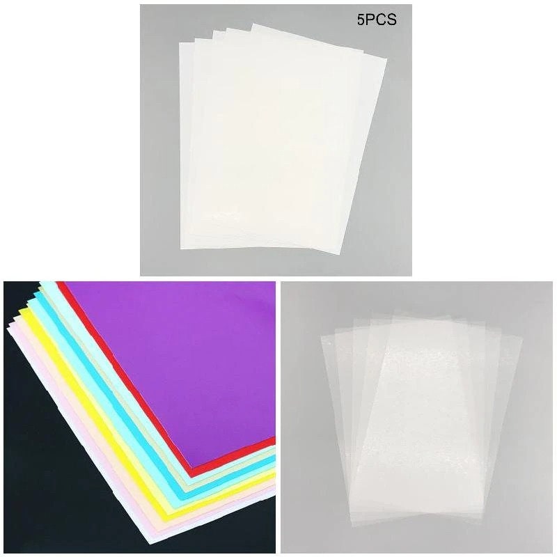 Plástico Mágico A4 (20x29cm) | 20 Hojas Transparentes | 0,3mm | Shrink Film Imprimible Para Manualidades Y Joyería