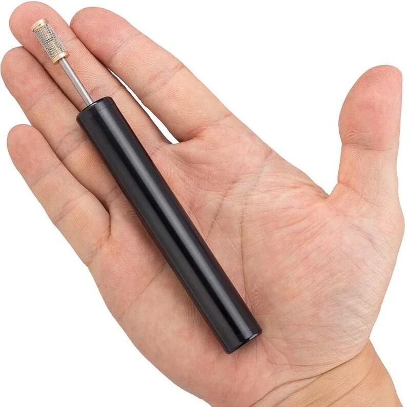 Leather Edge Dye Pen, Aluminum, Brass Head, Treatment Roller, Oil