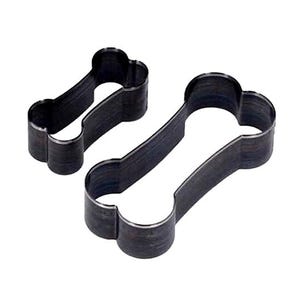 Hundeknochen Form Lederstanze, 2 Stück, mehrere Größen, Stahl, hohle Stanzwerkzeug, Schneideform, für Lederhandwerk, DIY Crafting Kits
