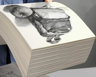 Artist Drawing Paper, 20/50Pcs, A4 Size Painting Art Book, Tracing Pad, 4K 8K Sketching Sheet Gouache Thick Watercolor Illustration Material