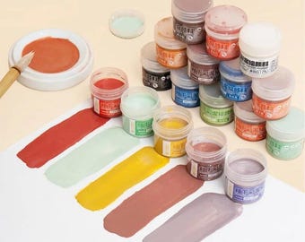 Pottery Underglaze, 50g, Various Colors, Clay Paint, Ceramic Pigment, Porcelain Mugs Bowl DIY Painting Coloring Layering Carving Techniques